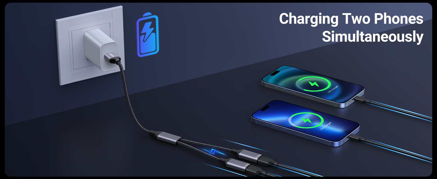 USB splitter for iPhone