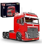 Mould King 19015S Tractor Truck Block Kits Model, MOC Large Model Truck Kits Collectible Set for ...