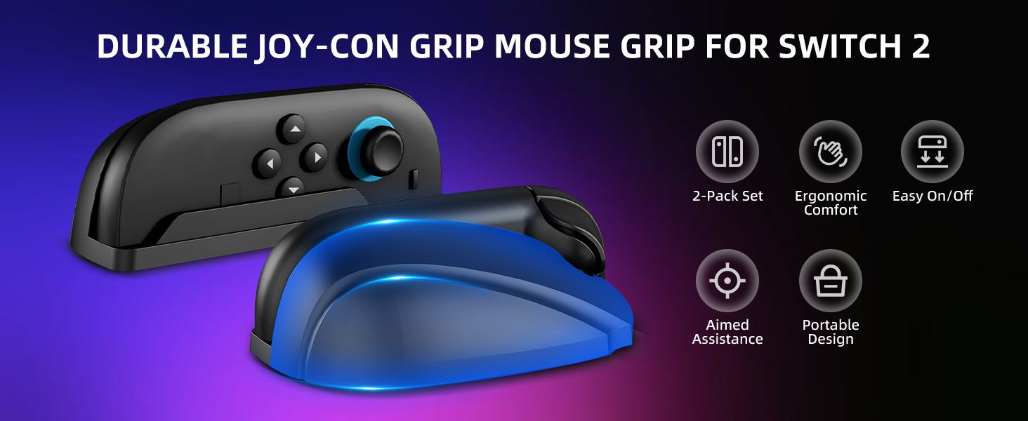 DURABLE JOY-CON GRIP MOUSE GRIP FOR SWITCH 2