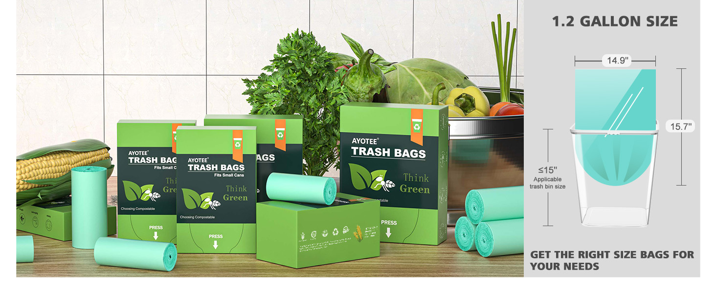 mini trash bags for car