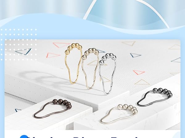 Amazer Shower Curtain Rings