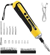 3.6V Electric Power Screwdriver Cordless Rechargeable TypeC LED Light Drill Torque of 3.5N.M 1/4”...