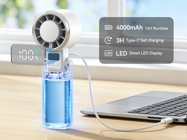 small handheld fan