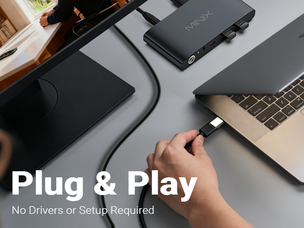 MINIX K1 USB C KVM Switch 1 Monitors 2 Computers