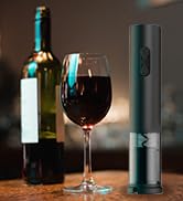 Electric Wine Opener Set with Foil Cutter Wine Aerator Vacuum Stopper Automatic Corkscrew Gift Set