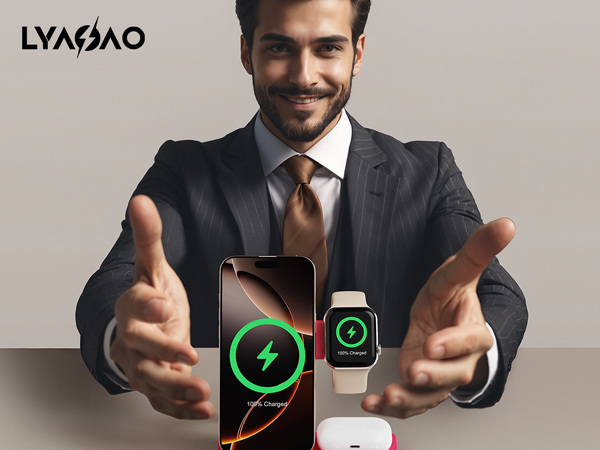 apple phone and watch charging station