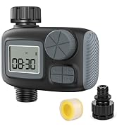 Beitopamz Automatic Water Sprinkler Timer with LCD Display and Cycle Plan | Hose Compatible, Fauc...