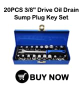 3/8&amp;#34;Drive Oil Drain Sump Plug Key Set Sockets Gearbox Hex Square Triangle Torx Spline Key Set Engine