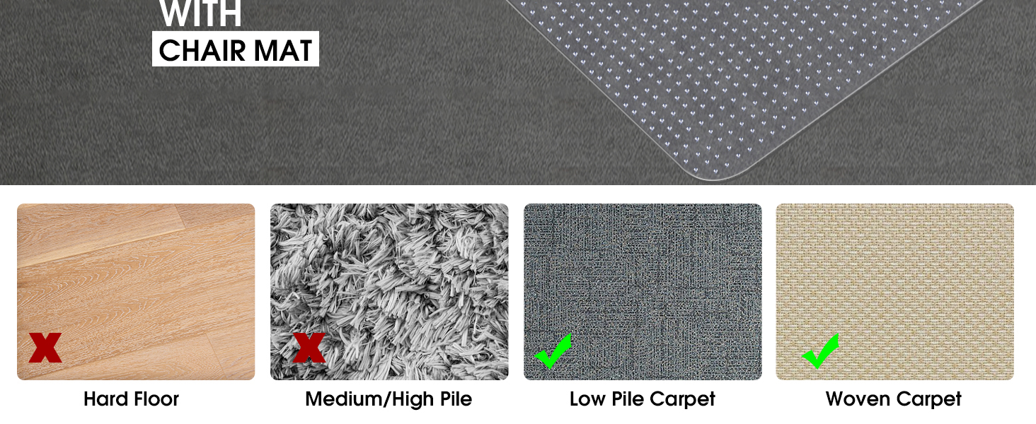 Office Chair Mat for Carpets