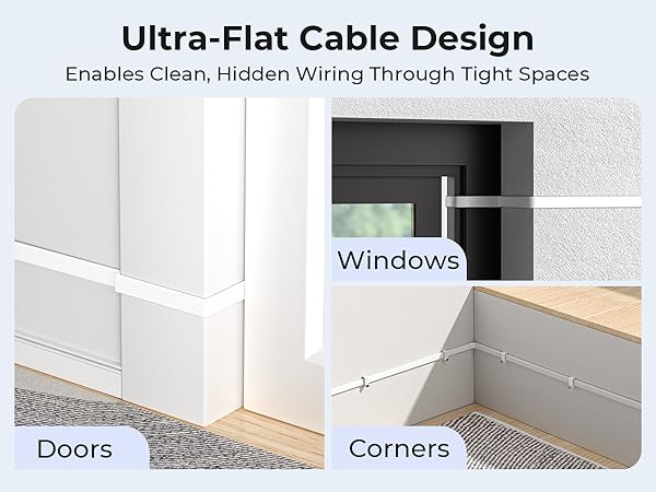 Ultra-Flat Cable Design