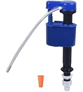 Banhey Toilet Fill Valve Replacement Kit, Toilet Fill Valve with G3/4 Connector, Includes G1/2 Ad...