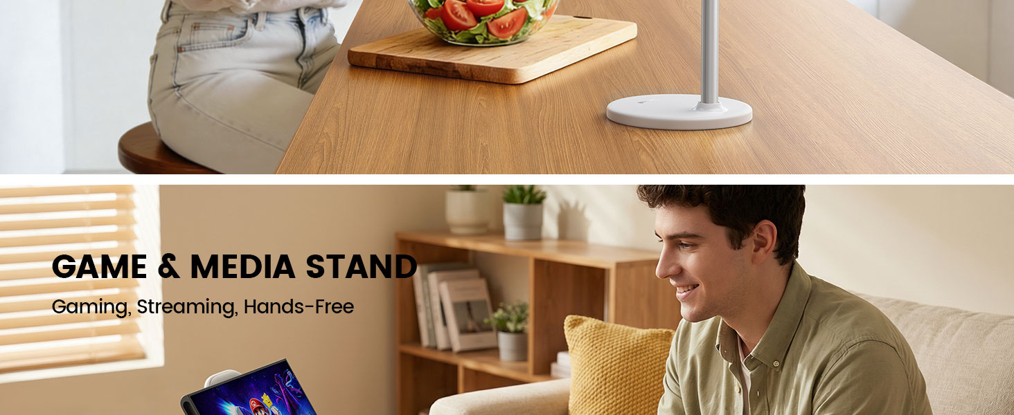 vertical phone stand cell phone stand holder for desk iphone 17 16 15 14 13 pro max air video