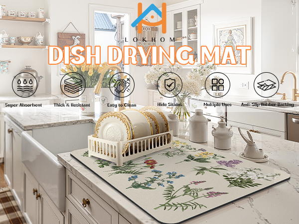 dish drying mat