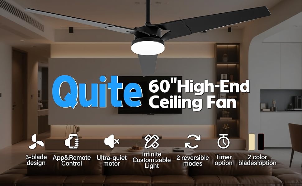 ceiling fan with lights and remote