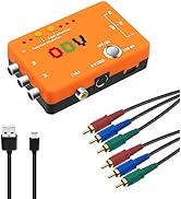 Mcbazel ODV-II Component/AV/CVBS/S-Video to Component Converter for Retro Gaming Console, Not Com...