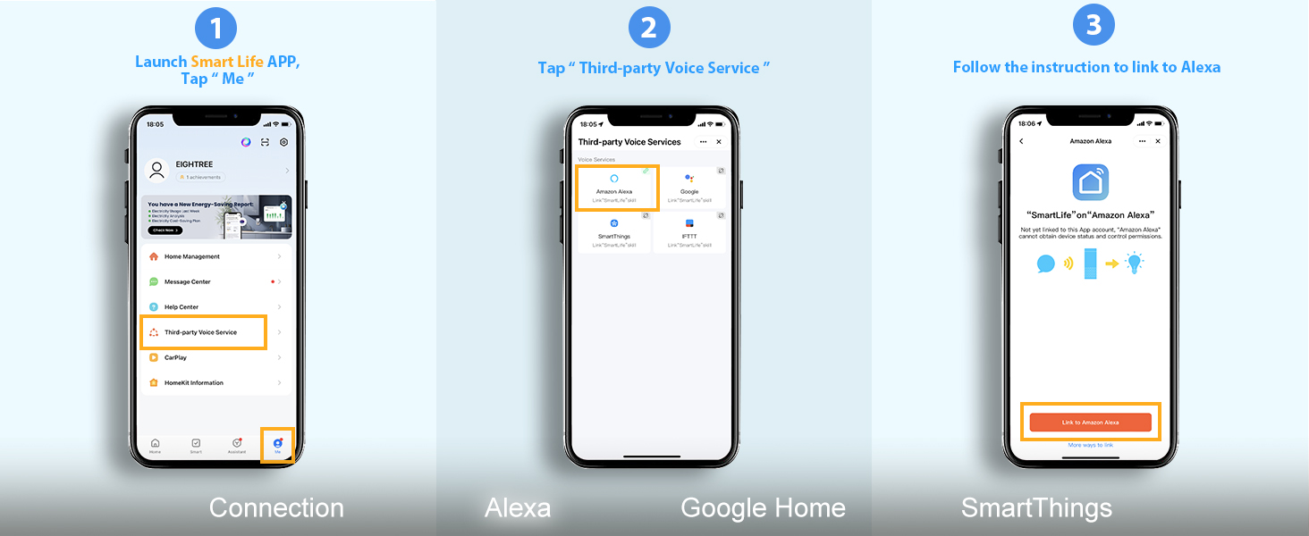 how to link to Alexa