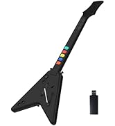 NBCP Wireless Guitar Controller for PlayStation 4, PC,PS4/PS3,Clone Hero, Fortnite Festival,Compa...