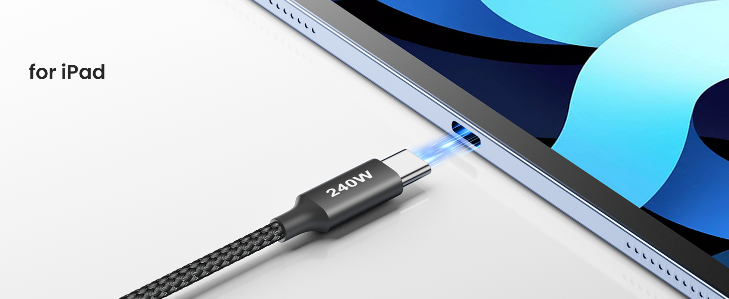 type c cable for ipad