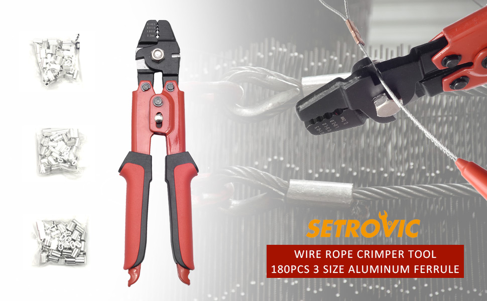wire rope crimper