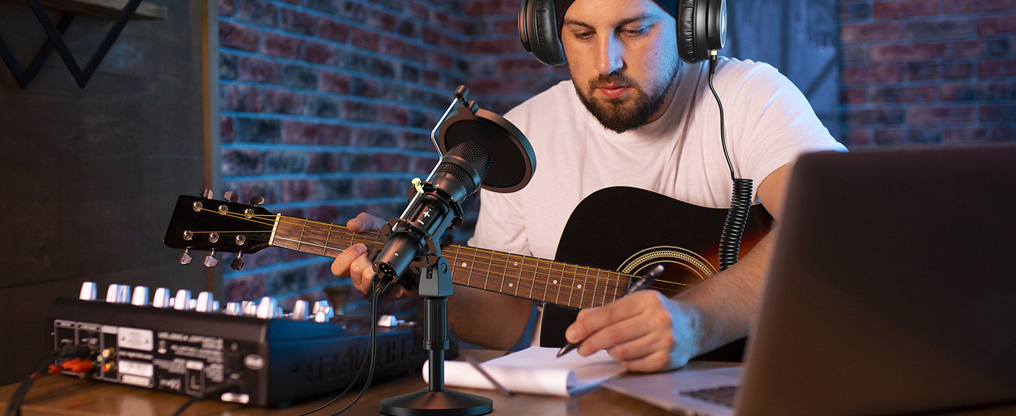 XLR Podcast microphone