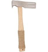 Hacha Para Roofing, Magnetic Roofing Hammer, Multi Functional Anti Slip Handle Roofing Hatchet, P...