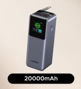 UGREEN Nexode Power Bank 20000mAh 165W with Built-in USB C Cable Laptop Travel Portable Charger, ...