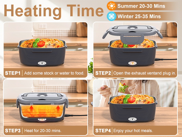 self heating lunch box