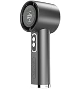 Mulstio 100 Speed Quiet Handheld Fan, 3000mAh Rechargeable Personal Desk Fan with Digital Display...