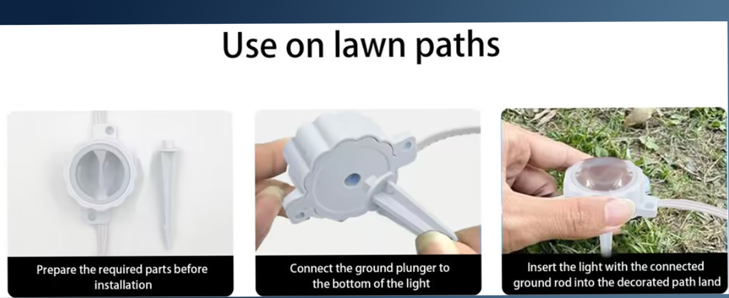 Use on lawn paths