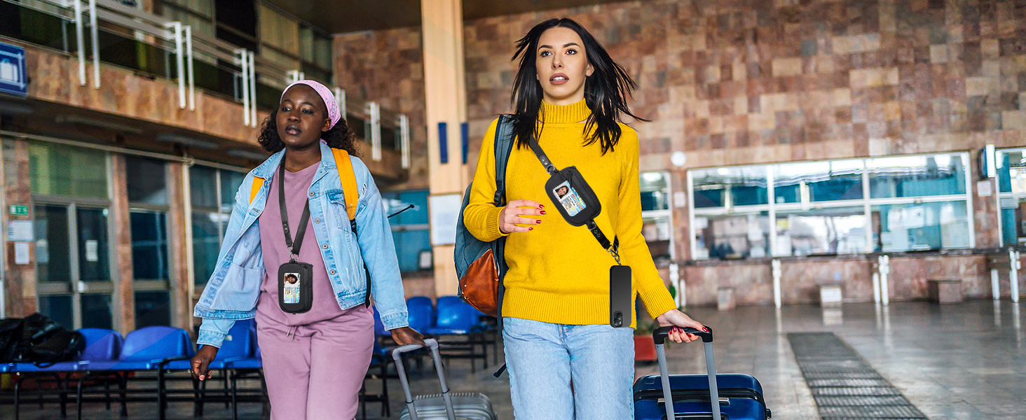 clip and go phone strap lanyard crossbody cross body adjustable cell wristlet wrist wallet rfid