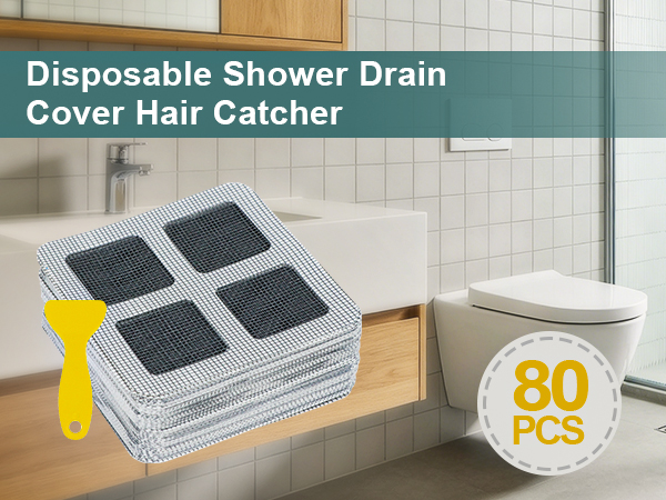 drain covers for shower to catch hair