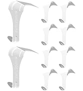 Picture Hanging Hook– Picture Rail Hooks White 10 Pack Heavy Duty Picture Molding Hangers – Works...