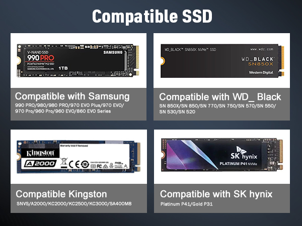 VCOM M.2 NVMe SATA SSD Enclosure