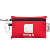 Thrive Travel Essentials Mini First Aid Kit - 66 FSA HSA Approved Products Includes Multi-Sized B...