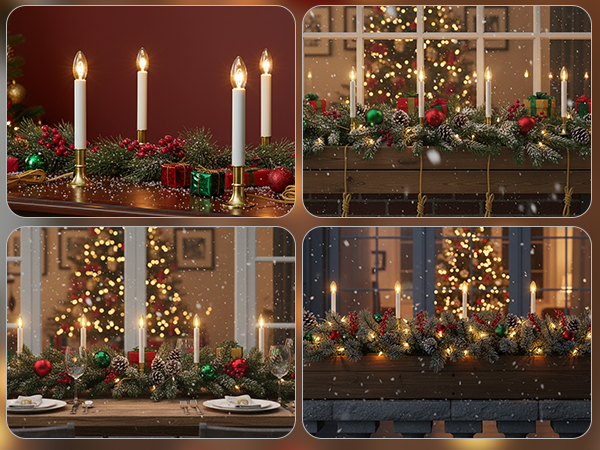 candle lights for windows