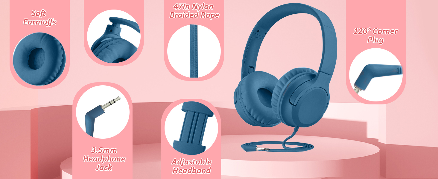 Kids Headphones Blue