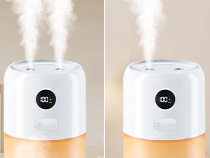 Press the ON/OFF button to power on and switch mist modes.