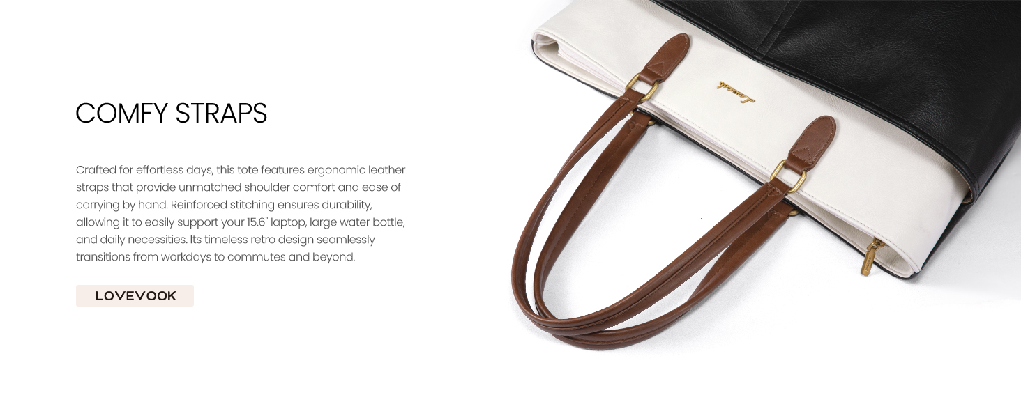 Laptop Tote Bag for Women, 15.6 inch Laptop Work Bags for Teacher/Nurse