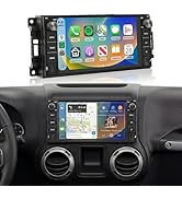 7" Touch Screen Car Radio for Jeep Wrangler 2007-2018 /Dodge RAM 2009-2012/Chrysler,Stereo Suppor...