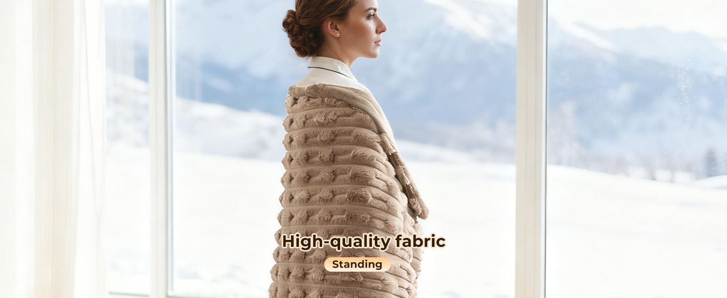 Heated Throw Blanket 50&amp;#34;x60&amp;#34;