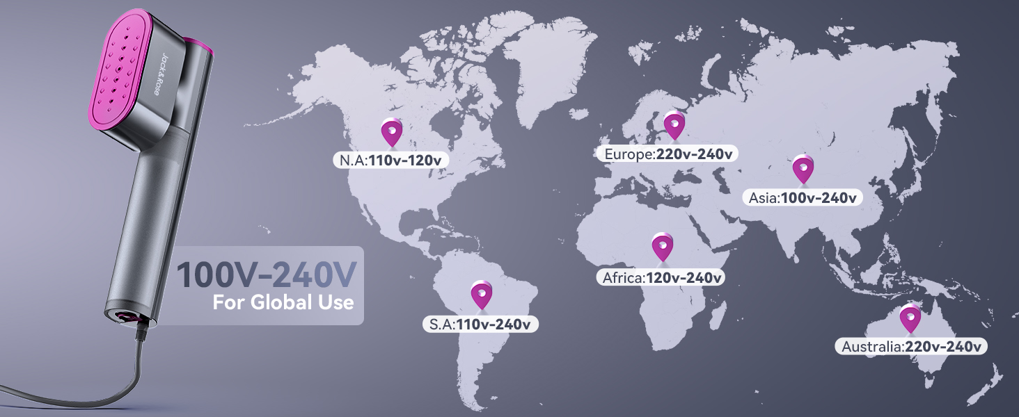 dual volatage steamer