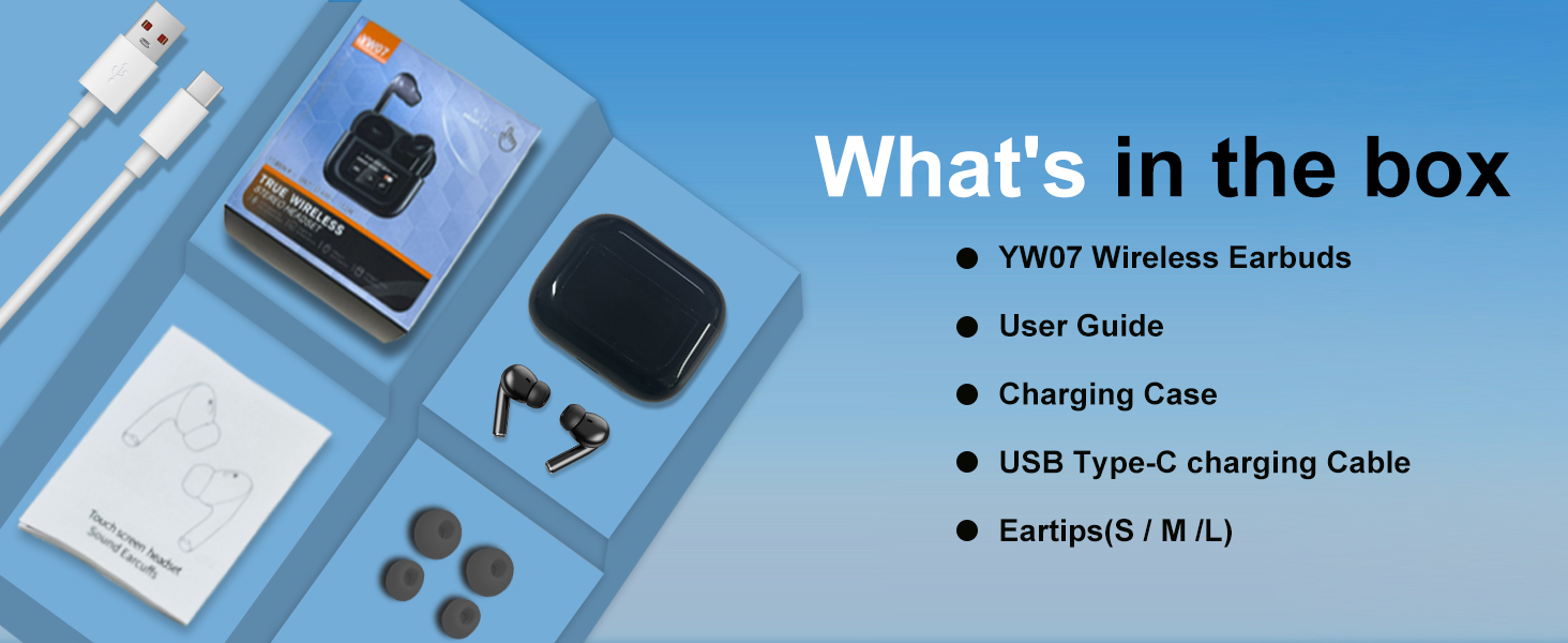 smart touch screen bluetooth earbuds