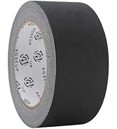 ROSEUP Gaffer Tape, Heavy Duty Gaffers Tape, Non-Reflective, Multipurpose. 2 Inches x 30 Yards, B...