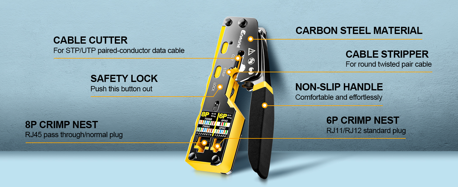 rj45 crimper tool kit