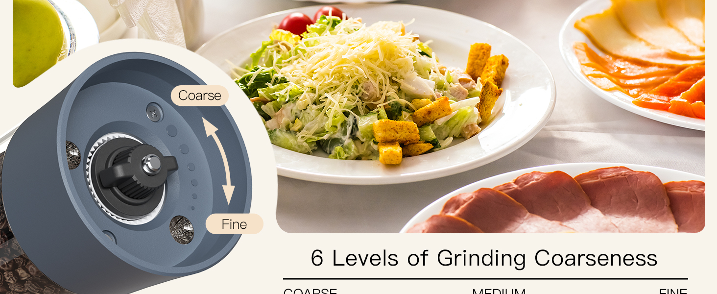 electric salt and pepper grinder set