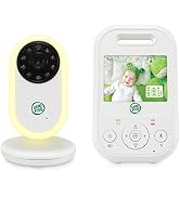 LeapFrog LF2423 Video Baby Monitor, 2.8” Screen Baby Video Monitor with Camera, 2-Way Audio, 1000...