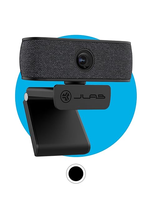 jbuds work cam on a blue circle