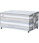 WJ-X3 Patio Table Cover, Outdoor 600D Heavy Duty Waterproof UV Resistant Dining Table Covers, 67x...
