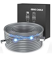 MOTITO Starlink Cable Gen 3 100FT/30.5M, High-Speed Starlink Gen 3 Cable for Satellite Starlink S...