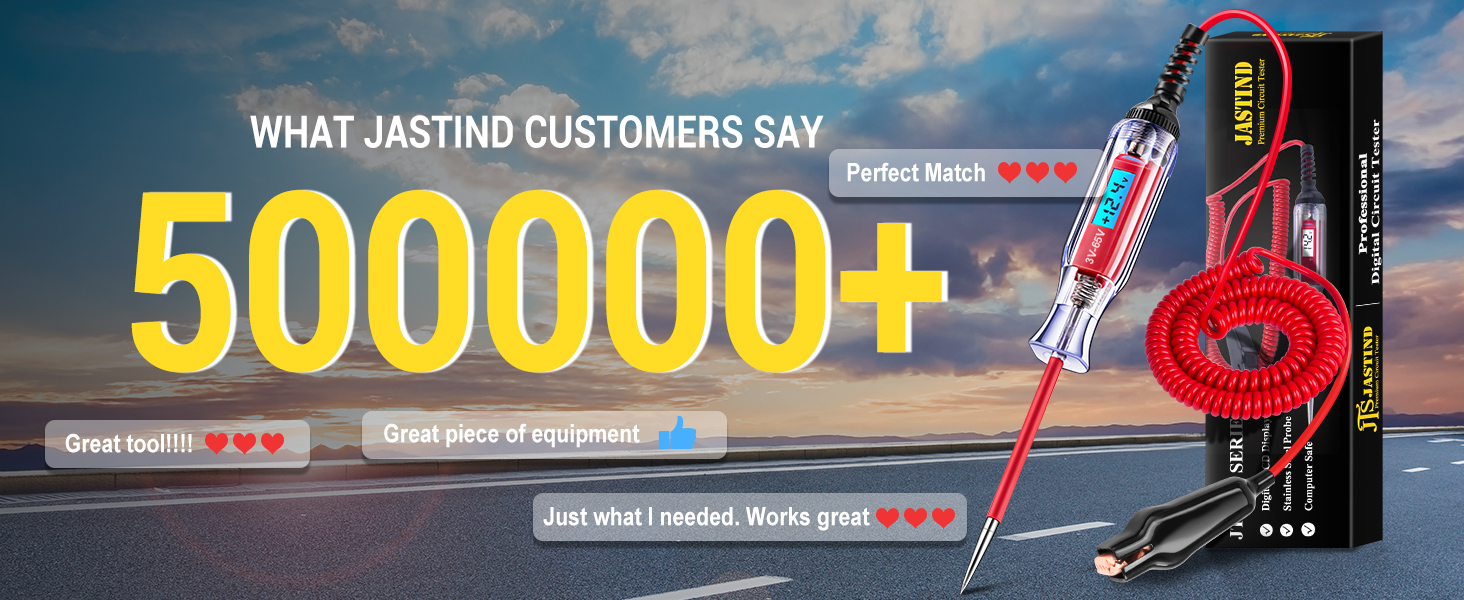 3-65V Backlit Digital LCD Circuit Tester